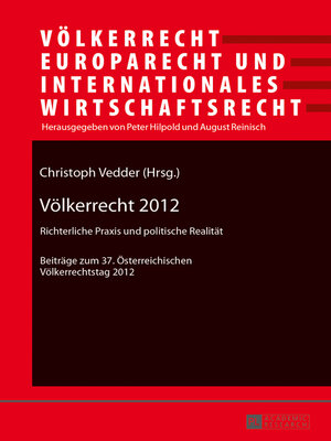 cover image of Völkerrecht 2012